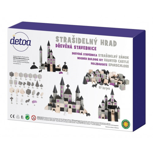 Detoa Drevená stavebnica Strašidelný hrad
