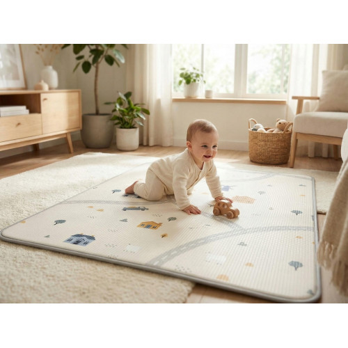 Penová podložka KINDER 178×120 cm – obojstranná hracia podložka pre deti