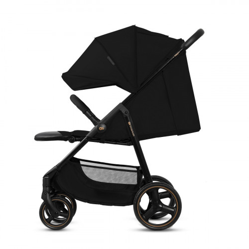 Športový kočík Kinderkraft TRIG 3 – ľahký skladací kočík do 25 kg - čierny