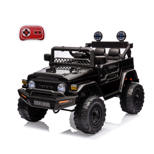 Licencované dětské elektrické SUV TOYOTA FJ CRUISER,  Bluetooth a dálkovým ovládáním, blac