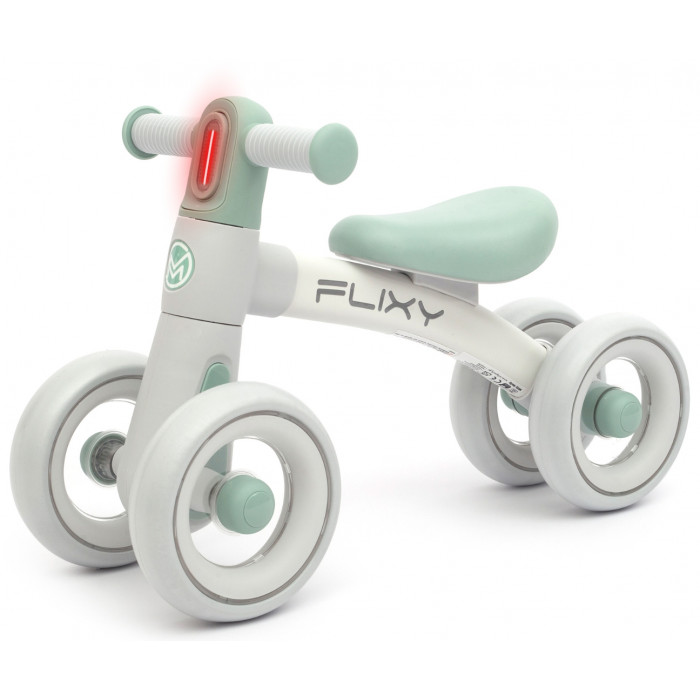 Detská odrážadlo FLIXY s LED svetlom a EVA kolesami (12–36 mesiacov), mint