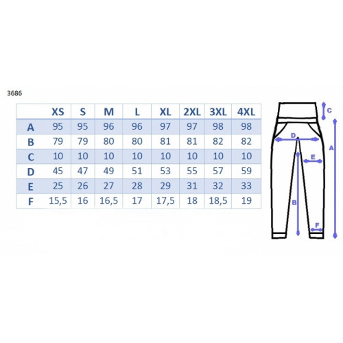 Be MaaMaa Tehotenské nohavice s mini tehotenským pásom - čierné