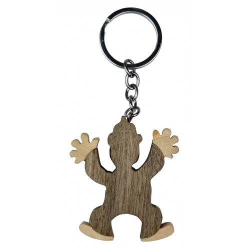 2Kids Toys Drevená kľúčenka veľká Opica stojaca