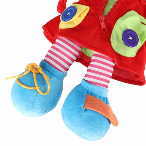 Montessori látková bábika Ivanka – senzorická maznavá bábika, 46cm, XXL