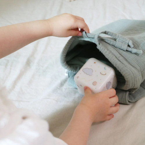 Detská nočná lampička – prenosné LED svetlo s dotykom - Obloha