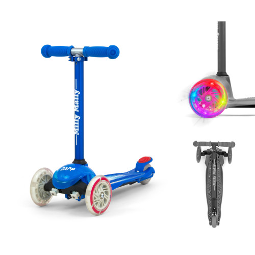 Detská kolobežka Milly Mally, Scooter Zapp, modrá