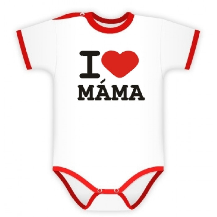 DEJNA Body Kr. rukáv I love Mama, vel´. 86