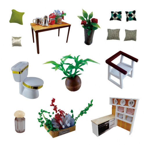 2Kids Toys miniatúra domčeka Romantický škandinávsky štýl