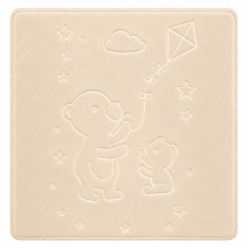 Luxusná deka Easy Care Baby Nellys 80×110 cm pre bábätko - krémová