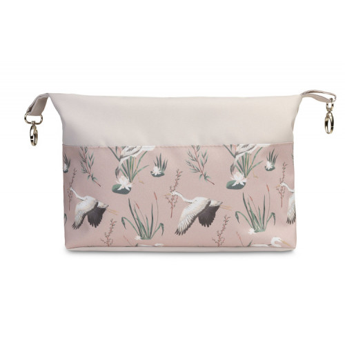 Taška, organizér na kočík - púdrovo ružový