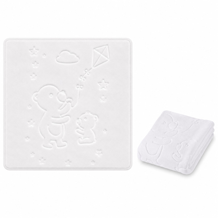 Luxusná deka Easy Care Baby Nellys 80×110 cm pre bábätko - biela