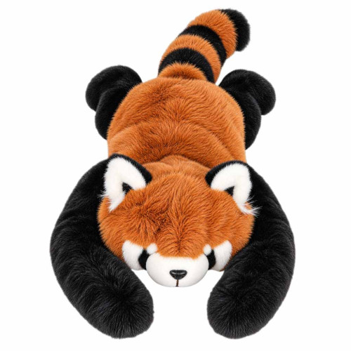 Záťažová plyšová panda červená 1,5 kg – záťažové labky, 65 cm, 3+