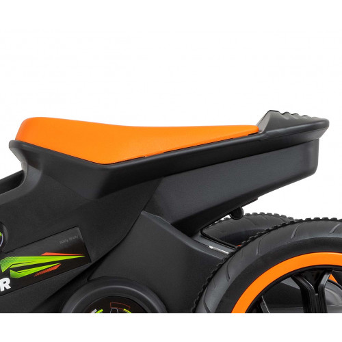 Detská motokára RIDER – šliapací gokart, 3+, nosnosť 30 kg - oranž