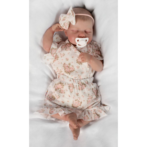 Zavinovacie body, kraťasky + čelenka, mušelín, Pivonky, Baby Nellys, smotanové, veľ. 80