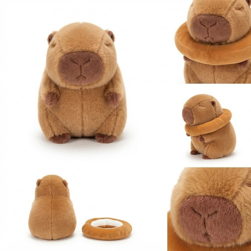 Plyšová hračka Kapybara s toustom 23cm