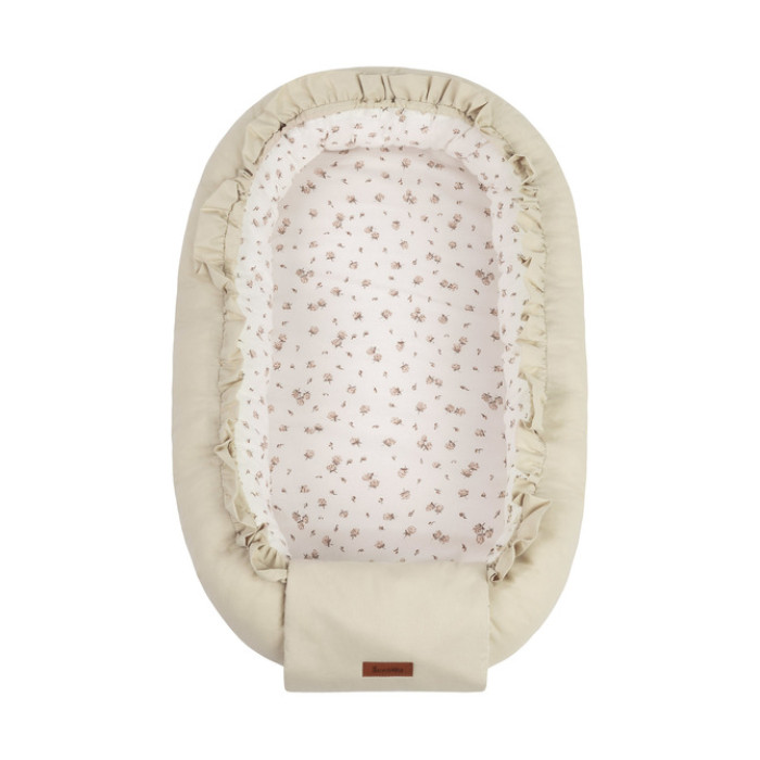Hniezdočko pre bábätko, bavlnené, obojstranné, Rose, béžové