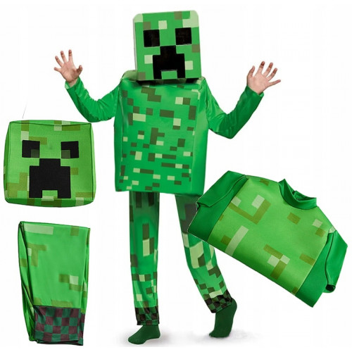 Detský kostým Minecraft Creeper 104-116 S