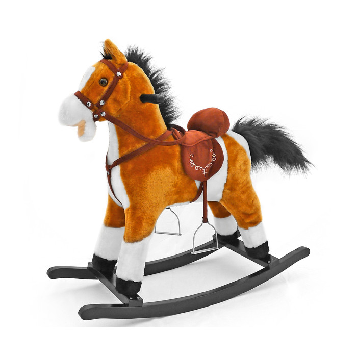 Hojdací koník Mustang Light Brown – Milly Mally
