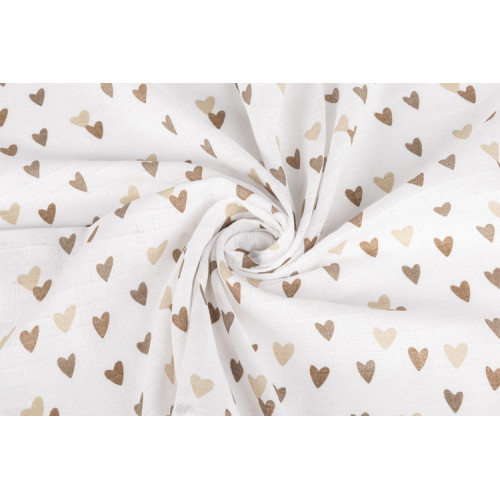 Tetra plienky Basic 70×80 cm Mouse beige - sada 5 ks, 100% bavlna