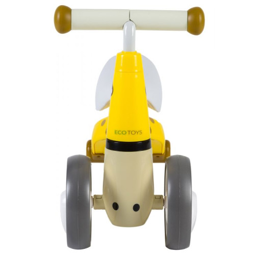 Odrážadlo / trojkolka Eco Toys, Žirafka - žltá