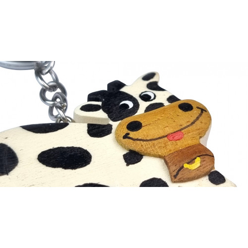 2Kids Toys Drevená kľúčenka veľká Krava