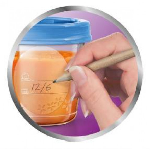 VIA poháriky s viečkami Avent - 180 ml