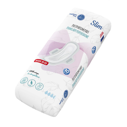 Popôrodné hygienické slim vložky - 10 ks, Akuku