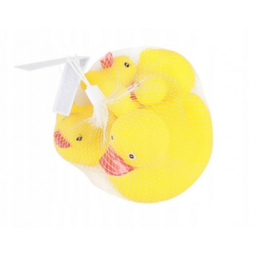 Akuku Hračky do vody Kačičky, 4 ks - žlté