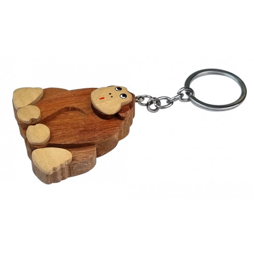 2Kids Toys Drevená kľúčenka veľká Opica