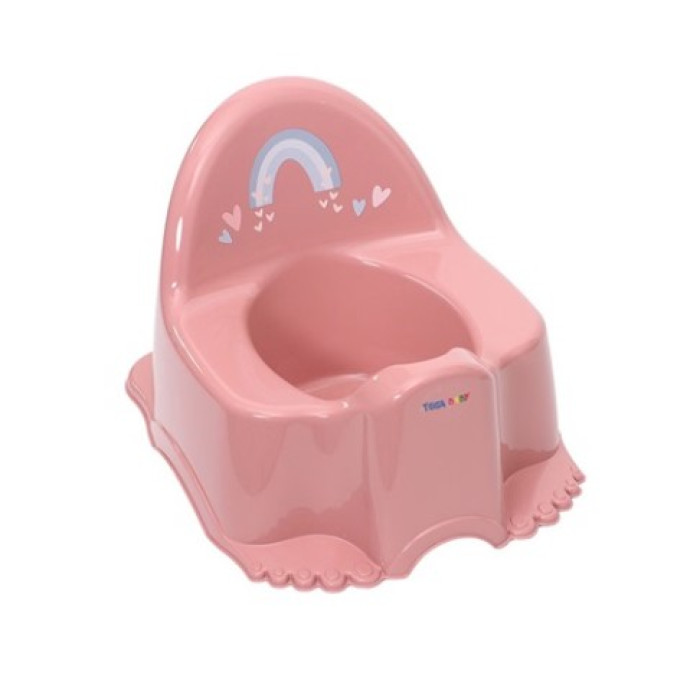 Tega Baby Nočník s melódiou Eco Dúha - ružový