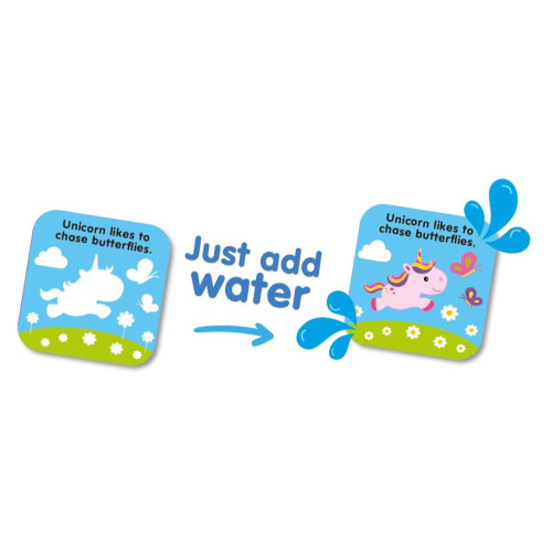 Kúzelná knižka do vane Barney&Buddy - Dinosaurus - červená