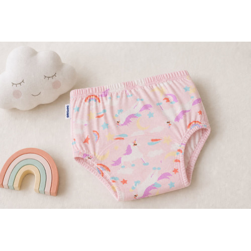 Tréningové nohavičky Snuggi Unicorn & Bunny – balenie 3 ks