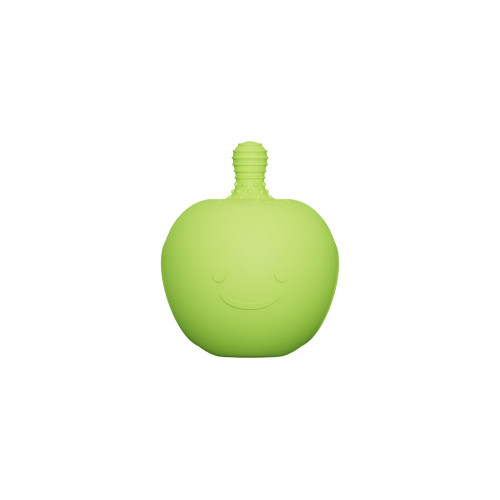 Silikónové hryzátko 3D Apple, GiliGums, zelené