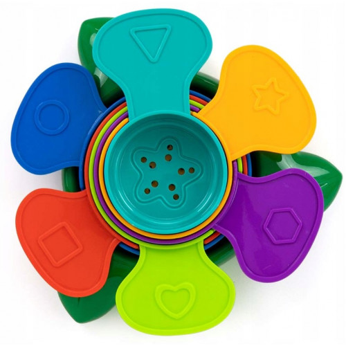 Skladacia hračka do vody Milly Mally, Kvetinka, viacfarebná