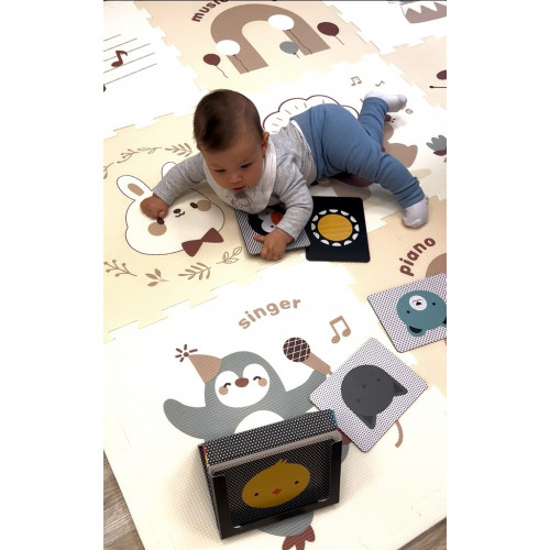 2Kids Toys Podložka na hranie Zvieracia párty 9 dielov