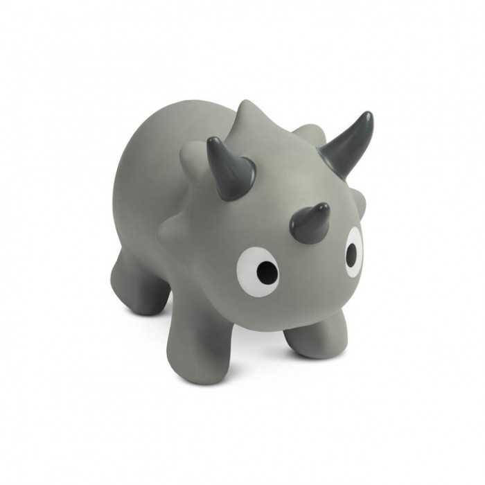 Skákacie Dino s pumpičkou, grey