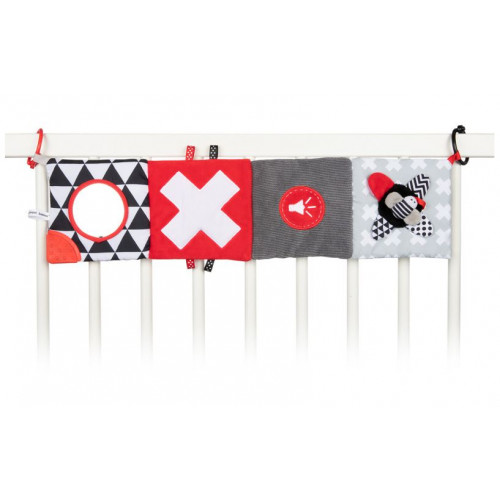 Canpol Babies Zábavná kontrastná edukatívna knižka SENSORY TOYS