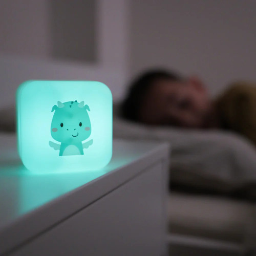 Detská nočná lampička – prenosné LED svetlo s dotykom - Dráčik