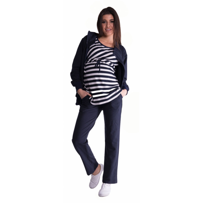 Be MaaMaa Tehotenská súprava 3 dielna - granat