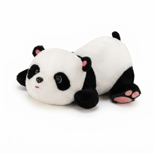 Maxi plyšová panda s dekou Lady 52cm 2v1