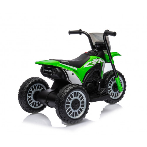 Elektrická detská motorka Honda CRF450R 6V trojkolka - zelená