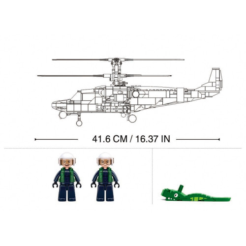 Sluban Bojový vrtuľník KA-52S M38-B1138
