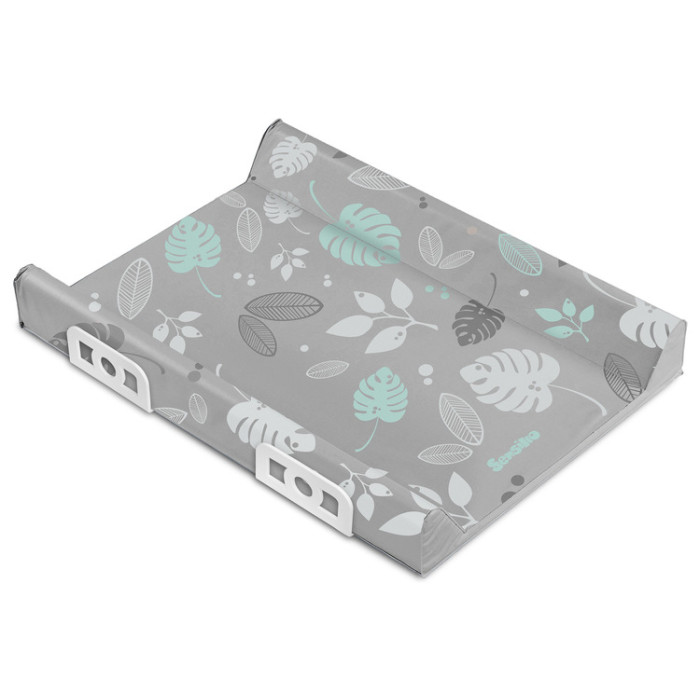 Sensillo Prebaľovacia podložka Floral sivá Safety System, 70×50 cm