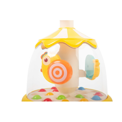 Toyz Edukačná hračka Kolotoč so zvieratkami – žltá, kolotoč, 6m+