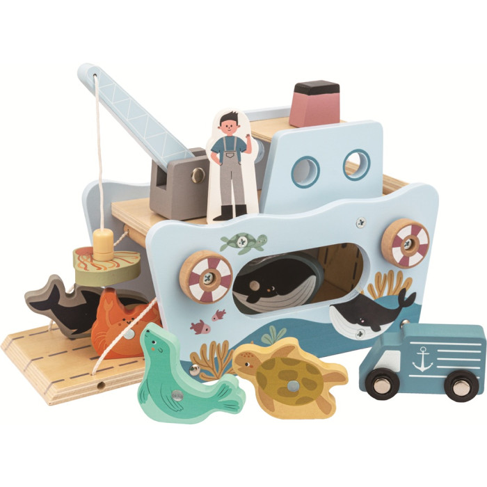 2Kids Toys Magnetická hračka Rybárska loď