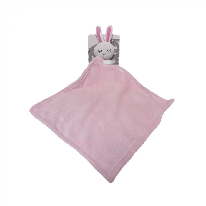 Baby Uterák s hračkou Bunny, 35x35cm