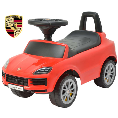 Detská odrážadlo Porsche Cayenne S Milly Mally – jazdítko - červené
