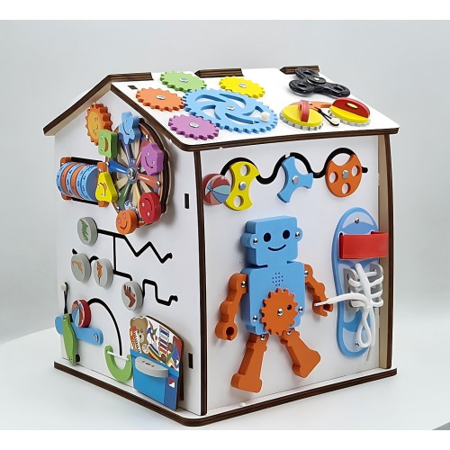 2Kids Toys Activity board Domček biely
