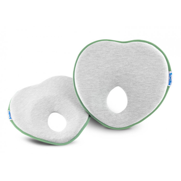 Ergonomický, tvarujúci vankúšik pre bábätko - zelený