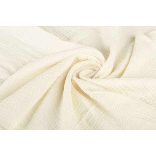 Mušelínové plienky krčené 60×75 cm, Peach cream - sada 2 ks